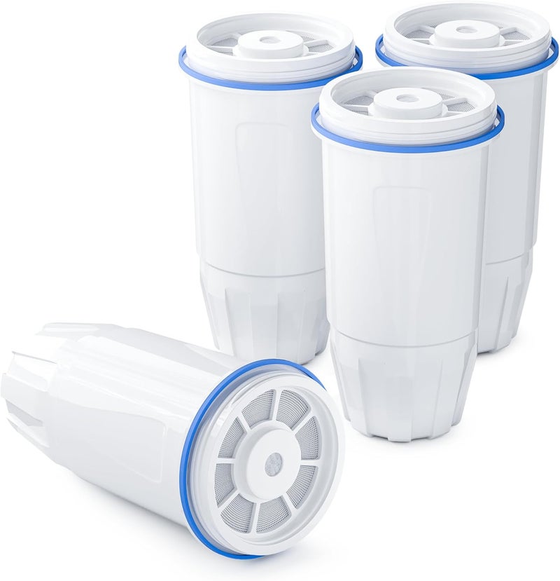 Bogda 4 Pack Water Filter Replacement Zero, 5-Stage Compatible with Zero Pitcher and Dispenser, Fit for Zero Filter Water Replacement Filters and ZR-001 ZR-017 ZR-004 - Image 1